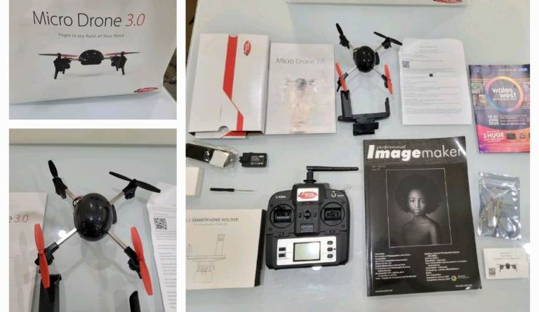 Micro Drone 3.0 Extreme Fliers Speed Edition Camera + Spares