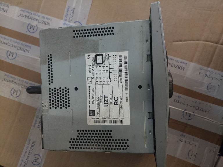 Vauxhall Corsa D radio CD unit