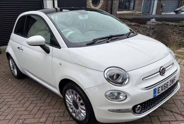 2016 Fiat 500 1.2 Lounge 3dr HATCHBACK PETROL Manual