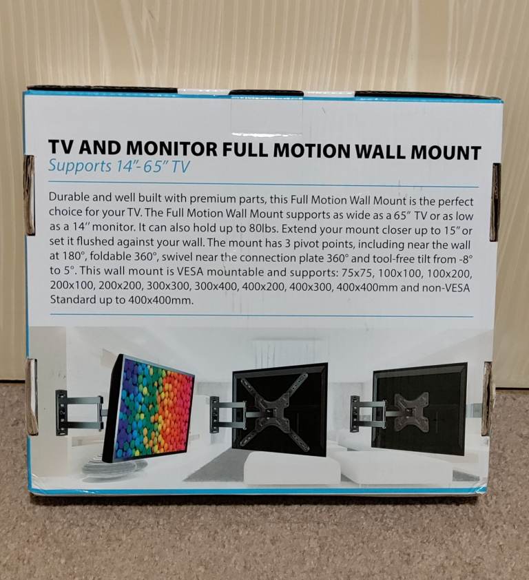 New Ogetok Full Motion TV Wall Mount/Bracket