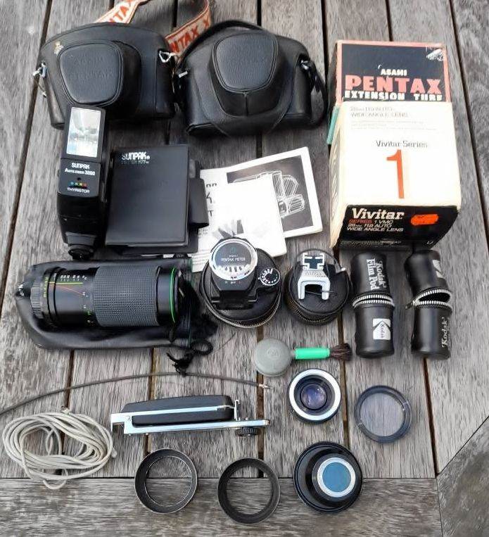 VINTAGE PENTAX CAMERA JOB LOT