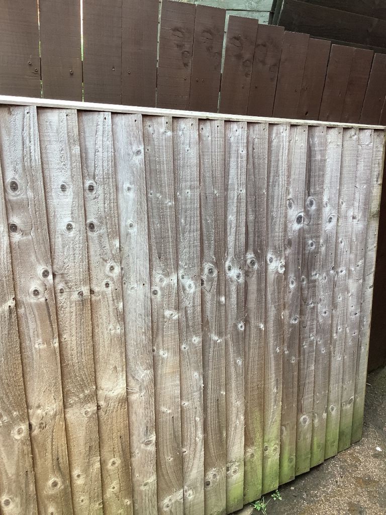 Fence panels x2 72 inches wide x 60 inches high 