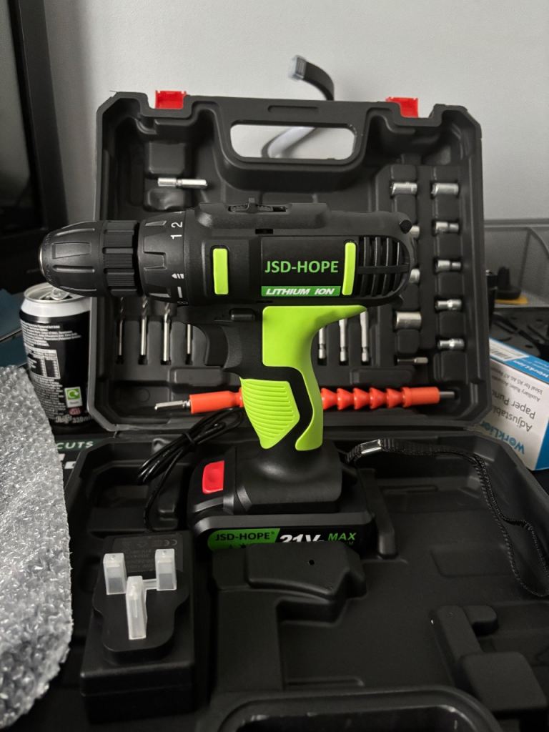 JSD-HOPE Cordless Drill Driver Kit 24V – New in Box