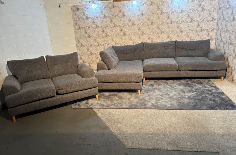 Next Parker corner sofa + 2 seater sofa - delivery available 