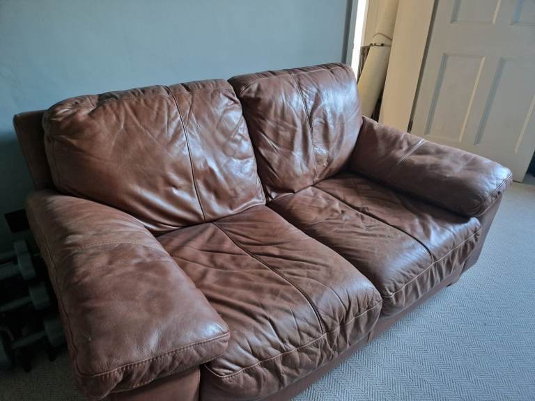 2 Seater Leather Sofa