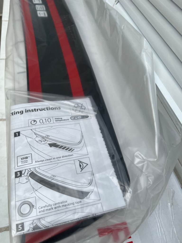ABARTH 595 REAR BOOT SILL PROTECTOR