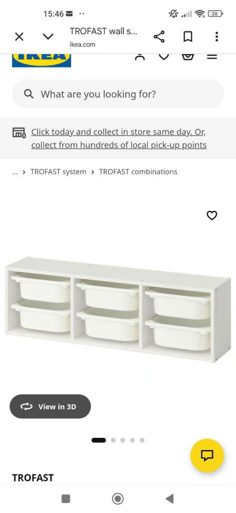 IKEA trofast wall unit 