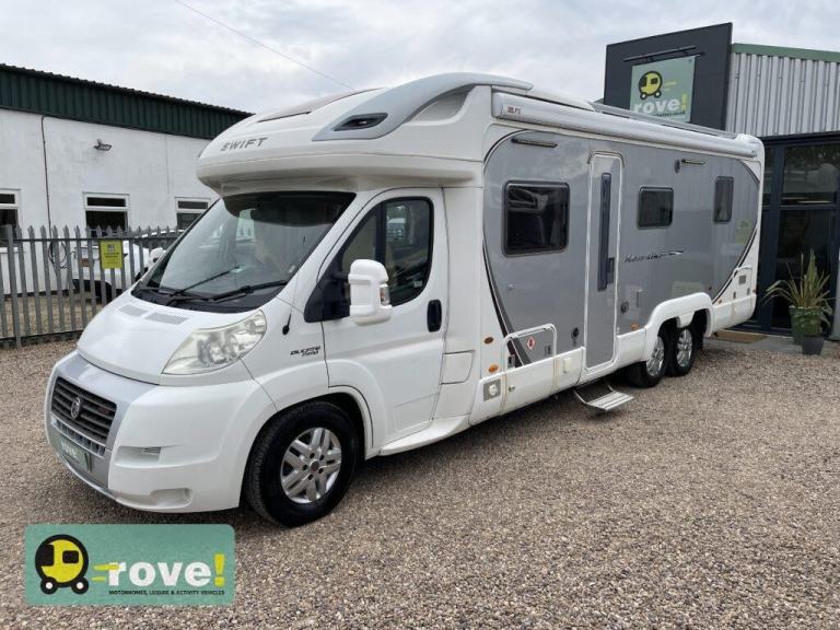 Swift kon-tiki 669 4 Berth 4 Belt End Bedroom Motorhome 500kg