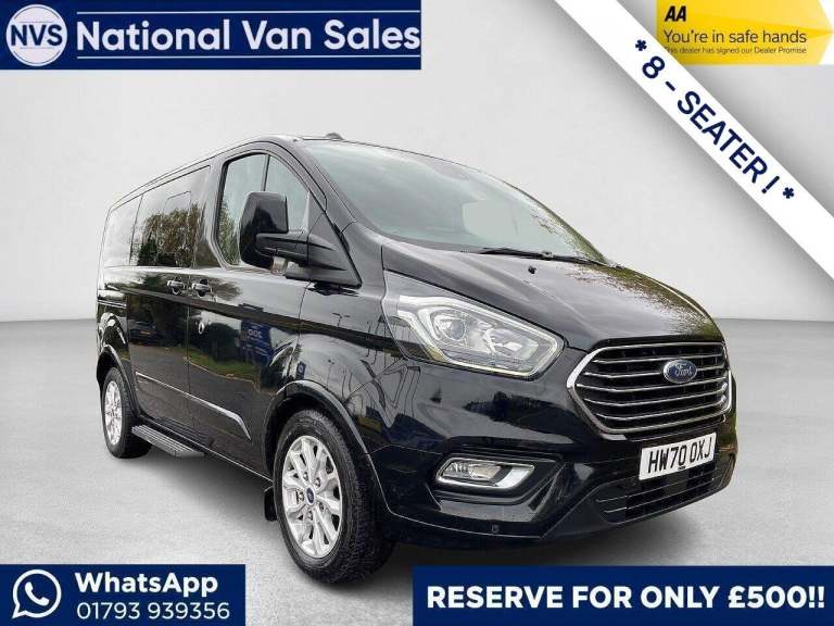 2020 Ford Tourneo Custom 2.0 EcoBlue 130ps L/R 8 Seater Titanium Auto MPV DIESEL Automatic