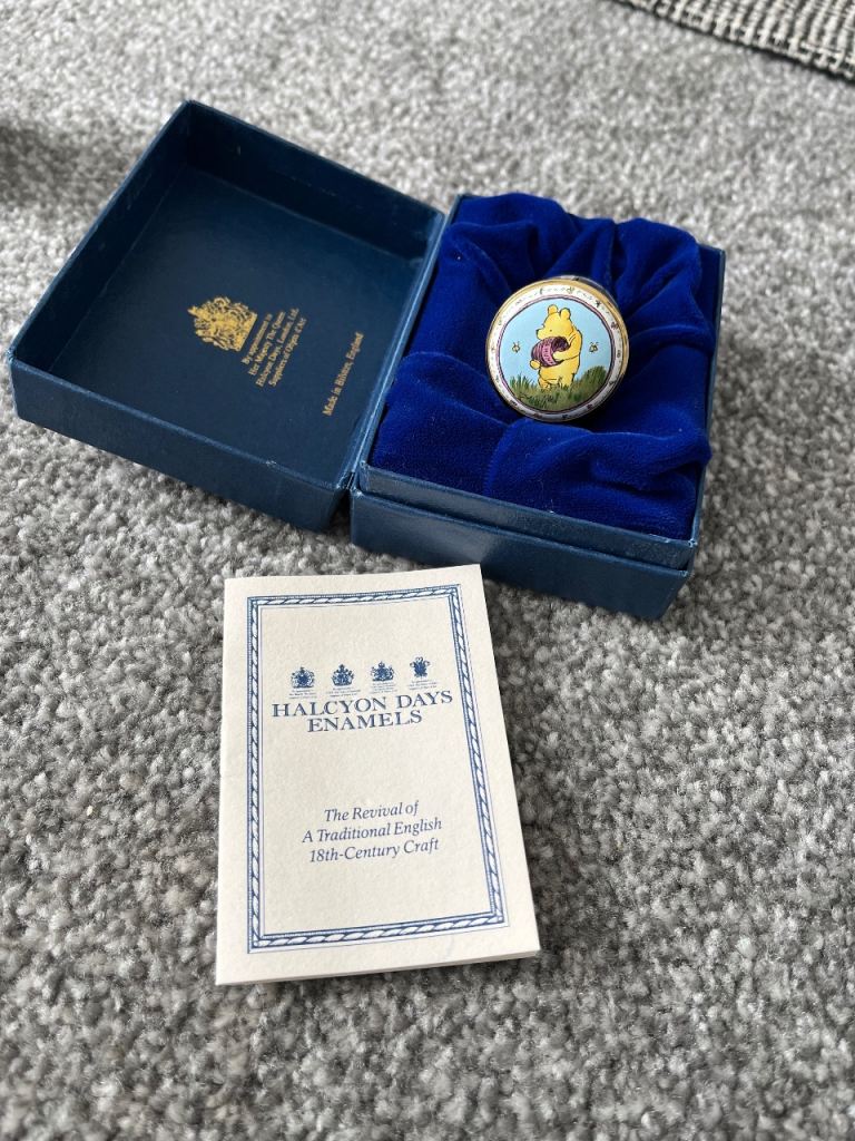Halcyon days Winnie the Pooh trinket box