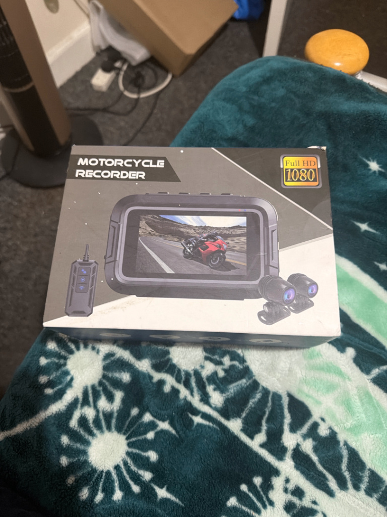Motorcycle Recorder – Full HD 1080p (Front & Rear Camera System)