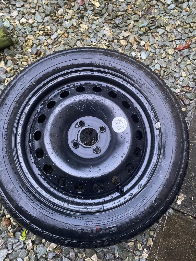 Renault 4 stud 16” wheel and brand new continental tyre