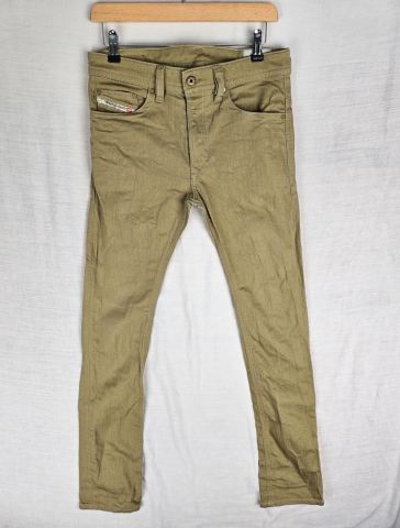 DIESEL Thavar Slim-Skinny Jeans W27 L32 Khaki Green 0847E_STRETCH 