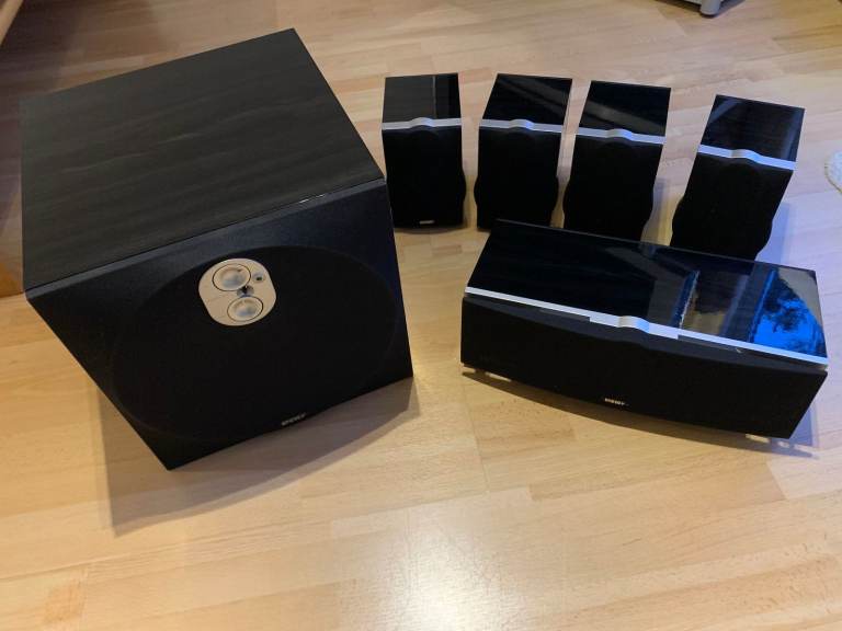 Energy Encore speakers & Subwoofer. Home theatre system. In original box