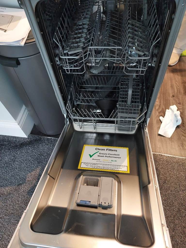 Integrated Dishwasher - Good Condition, Silver Interior