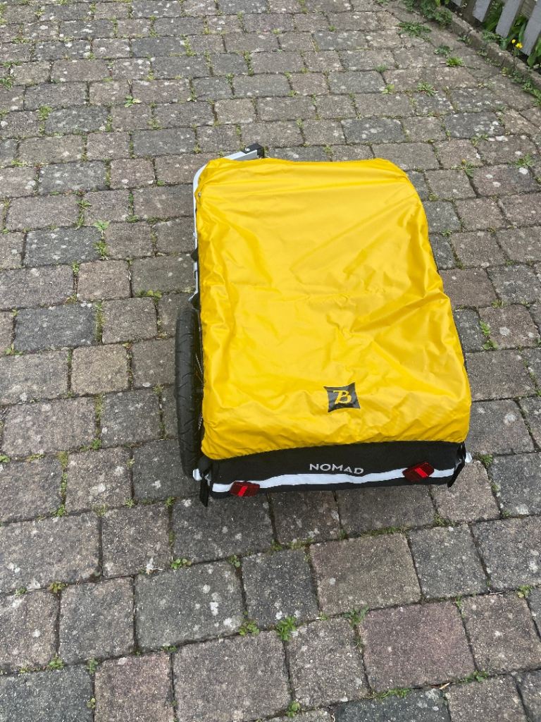 Burley Nomad Cargo Trailer – Yellow, Barely Used, Like New