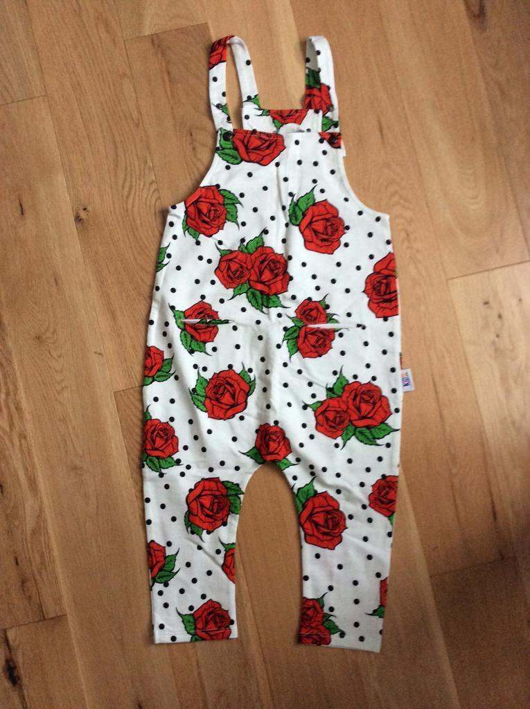 image for Brand new girls Kids Culture dungarees with pockets cotton 4-5 years