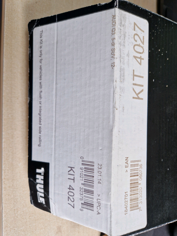 Thule Audi Q3 ref 4207 fixing kit