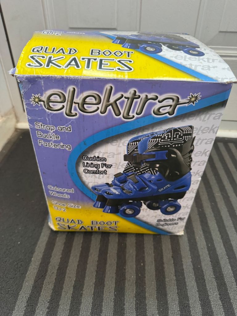 Elektra Quad Boot Skates adjustable size.