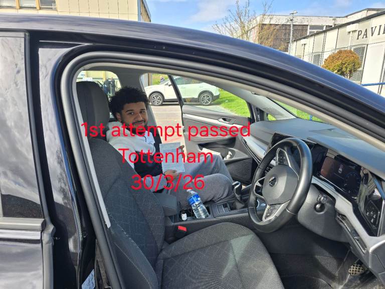 Driving lesson around east london 