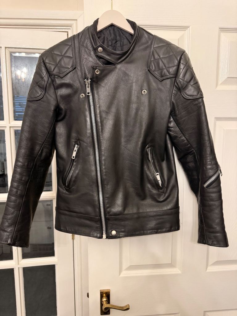 Lewis Leather Super Monza Late 1980s Motorcycle Jacket