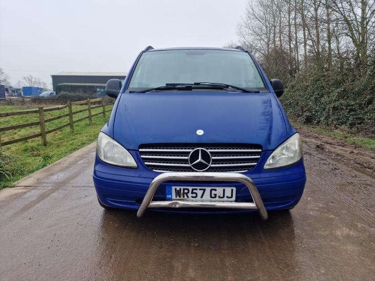 2007 Mercedes Vito 111 CDI XLONG Blue 3 Berth Camper Van Diesel  Drives Perfect