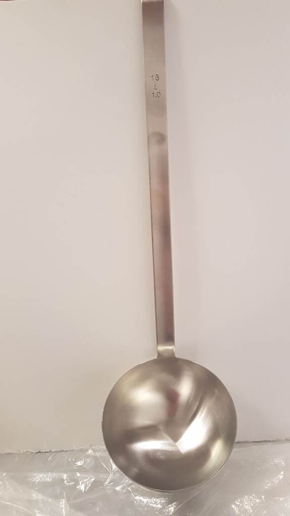 Ladle 16 Ounce 1,0 Commercial Stainless Steel Long Handle Soup Spoon With Hanging Hook New XL