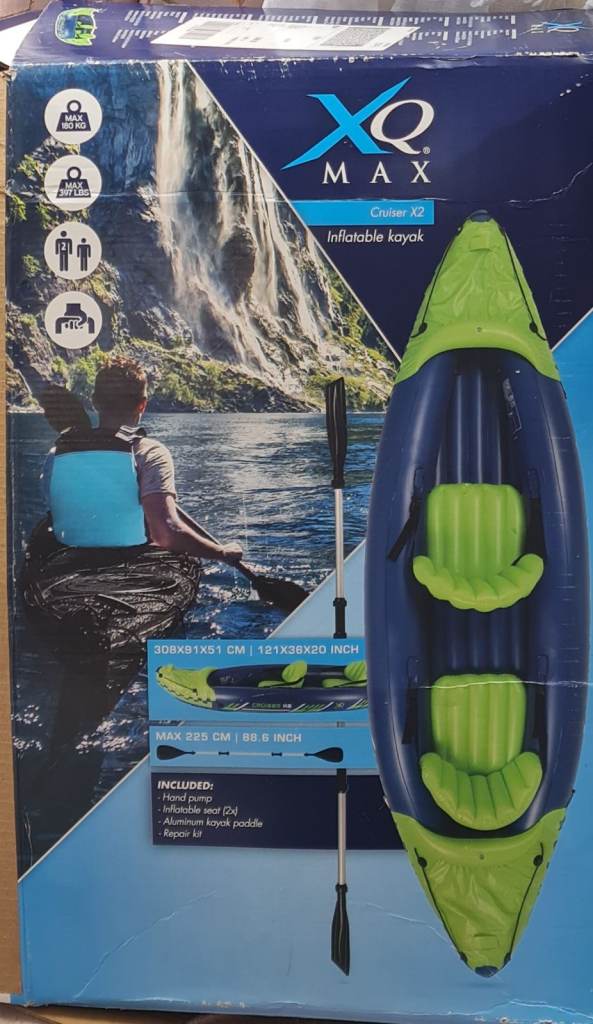 XQ Max Ozone X2 Inflatable Kayak – Brand New, Boxed