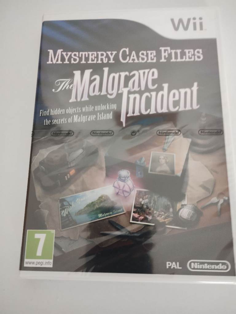 Brand New Sealed Nintendo Wii Game Mystery Case Files The Margrave Incident £15 On Other Sites