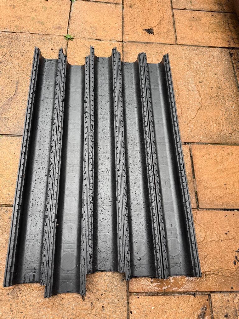 Drainage Channel Grates and Channel - Good Condition