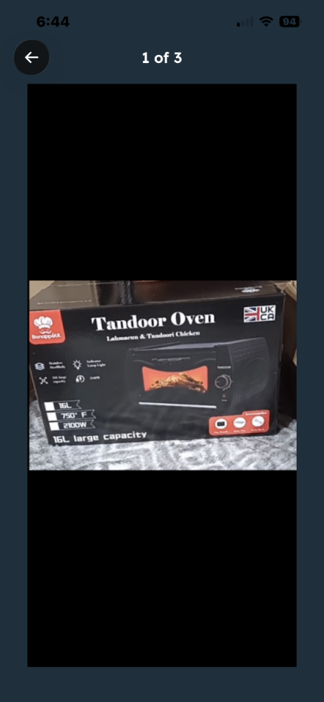 Brand New 16 litre tandoori oven 
