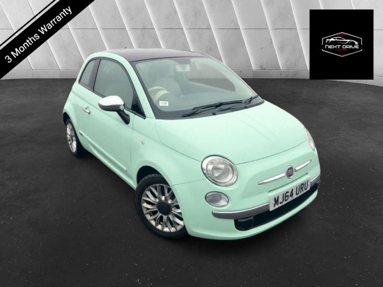 2014 Fiat 500 1.2 Lounge Hatchback 3dr Petrol Dualogic Euro 6 (s/s) (69 bhp) Hatchback Petrol Aut...