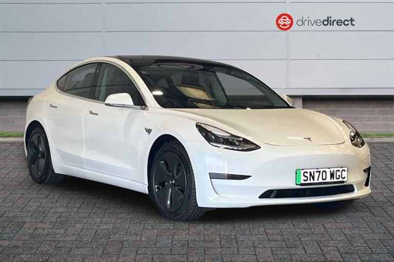 2020 Tesla Model 3 Standard Range Plus Saloon 4dr Electric Auto RWD (241 bhp) Saloon Electric Aut...