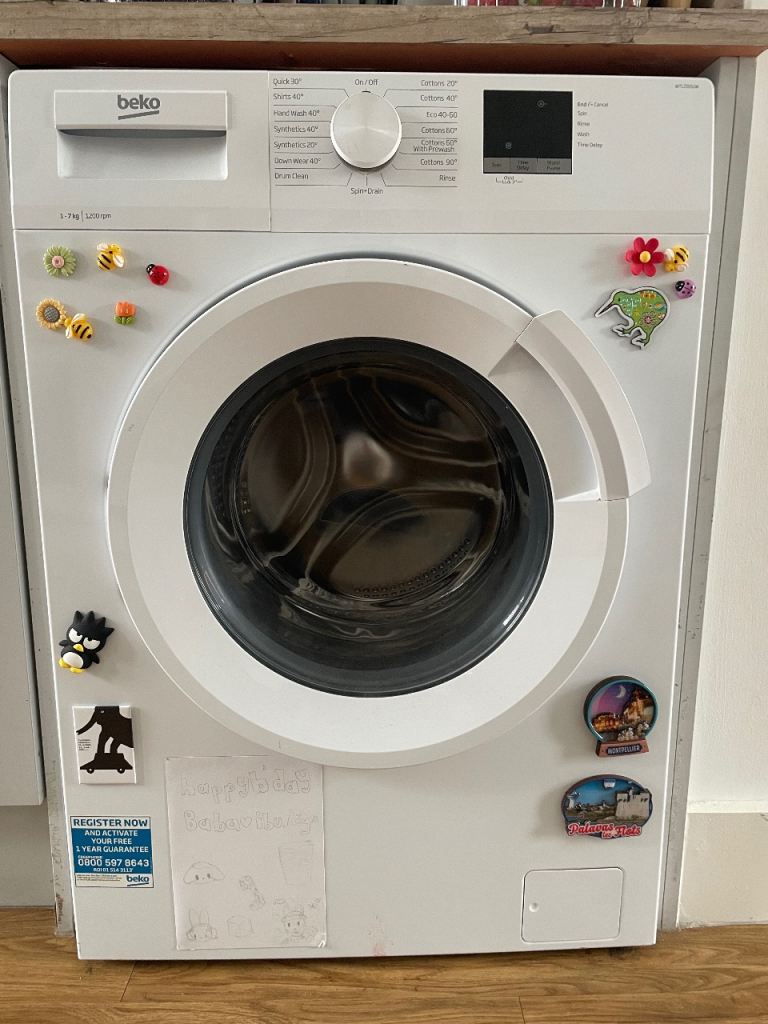 Beko Washing Machine - 7 kg, White, Good Condition