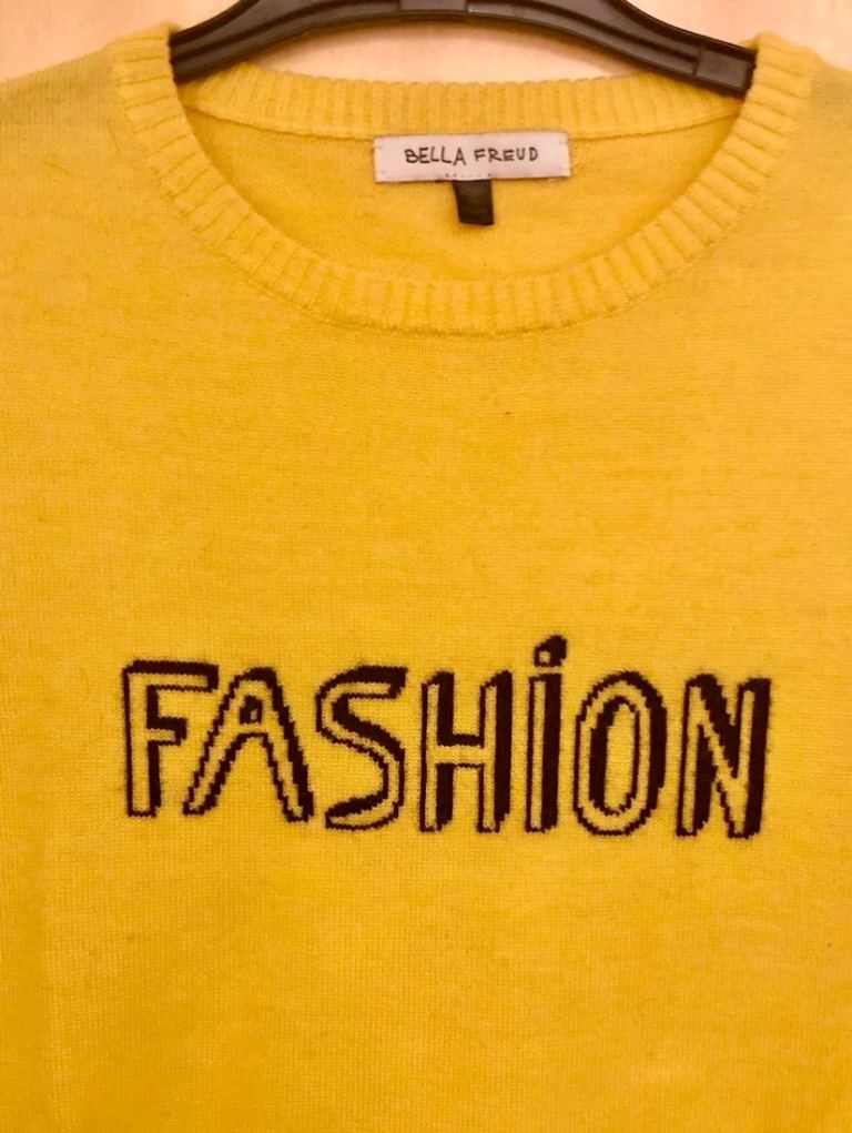 Bella Freud Yellow Fashion Jumper