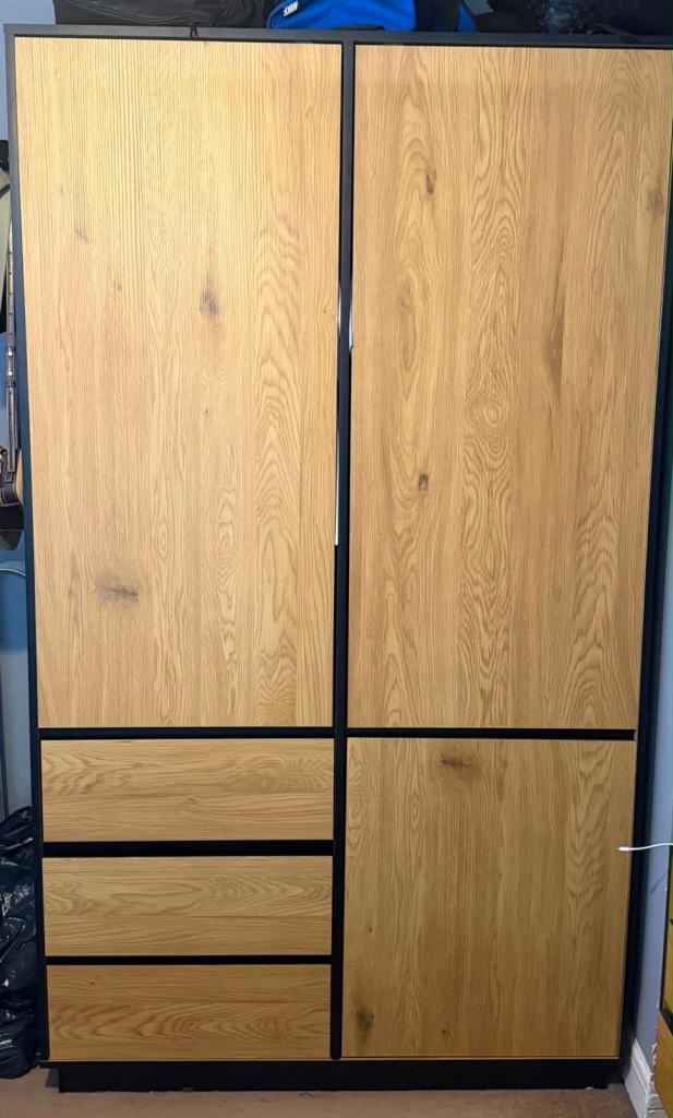 JYSK Wardrobe with Drawers and Hanging Rails – Good Condition