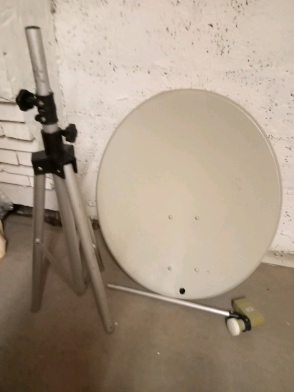 Large satellite dish