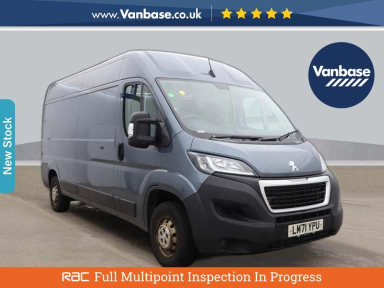 2021 Peugeot Boxer 2.2 BlueHDi H2 Professional Van 140ps PANEL VAN DIESEL Manual