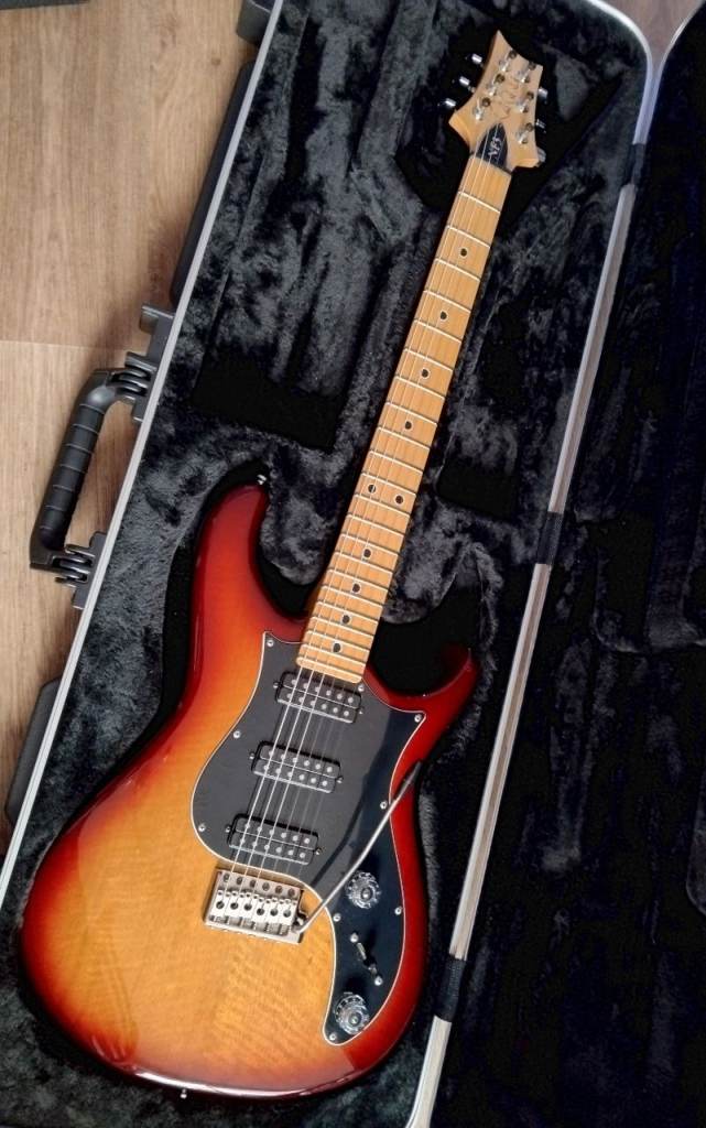 PRS Paul Reed Smith USA NF3 korina body 3x Narrow Field humbuckers 2011 SKB hard case recent setup 