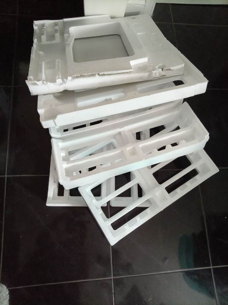 Polystyrene Packaging Inserts – White, Various Sizes crafting or packaging 