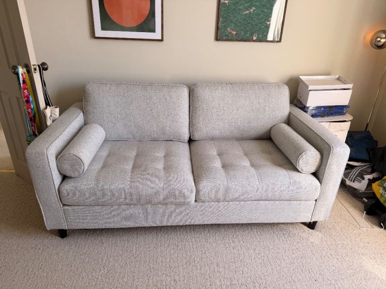 Dunelm Grey Sofa Bed (Double) - Great Condition, used once 