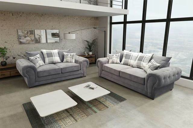 Luxury Verona Corner Sofa & 3-2 Sofa Set 🔥 Premium Style | 25% Off Free Same Day Delivery COD **