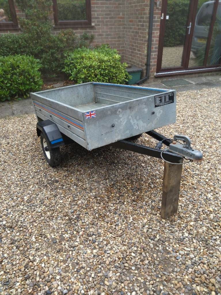 Galvanised car trailer 