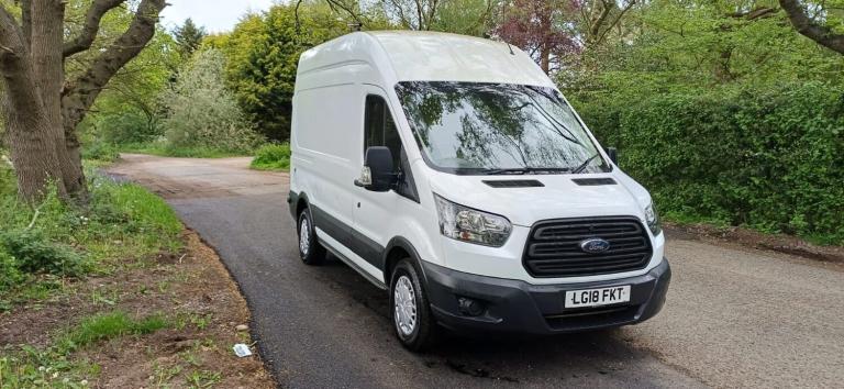 2018 Ford Transit 350 workshop ex Bt 83k l2 h3 fitters van crane ideal camper finance  PANEL VAN ...