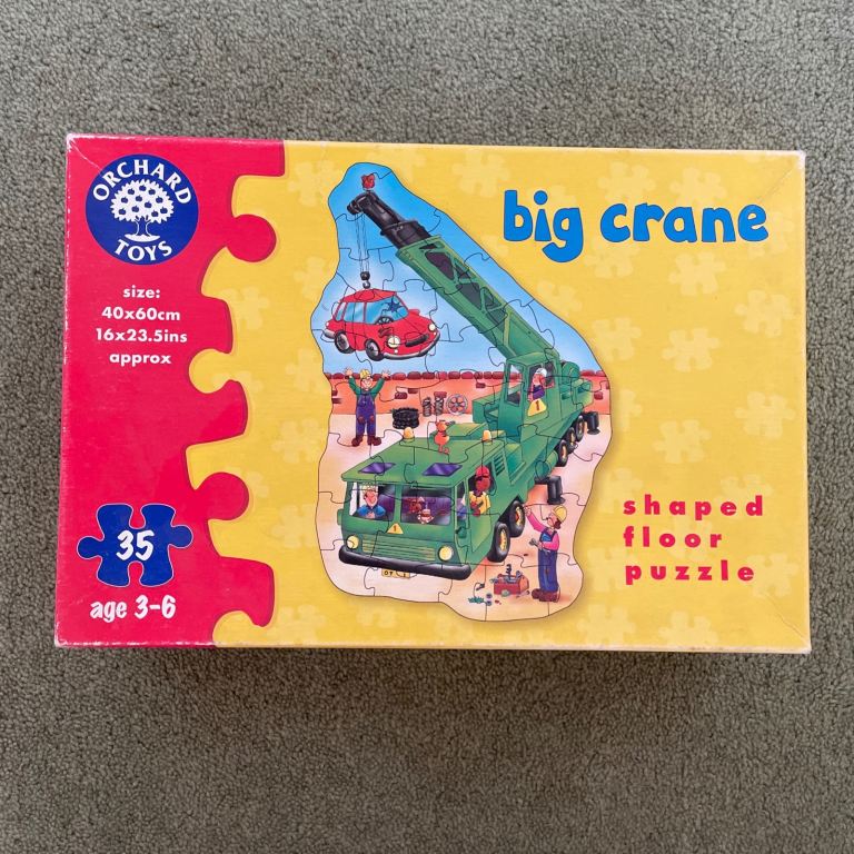 Orchard Toys big crane floor puzzle age 3-6