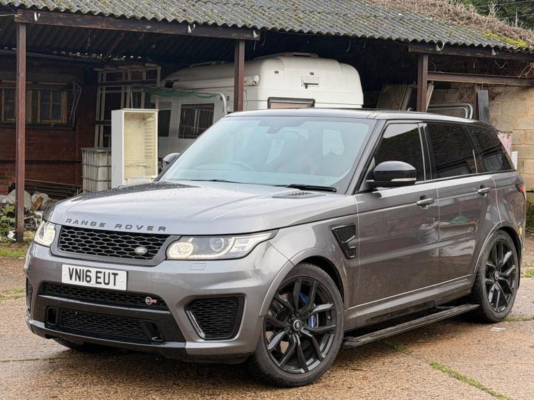 2016 [16] LAND ROVER RANGE ROVER SPORT SVR 5.0 V8 S/C 5DR AUTO GREY MASSIVE SPEC
