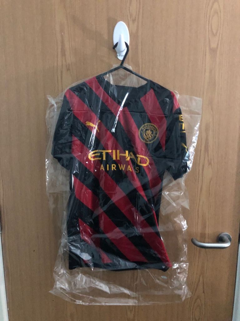 Manchester City’s away shirt