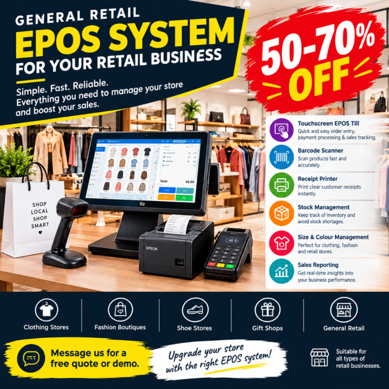🛍️ General Retail EPOS System – 50–70% OFF