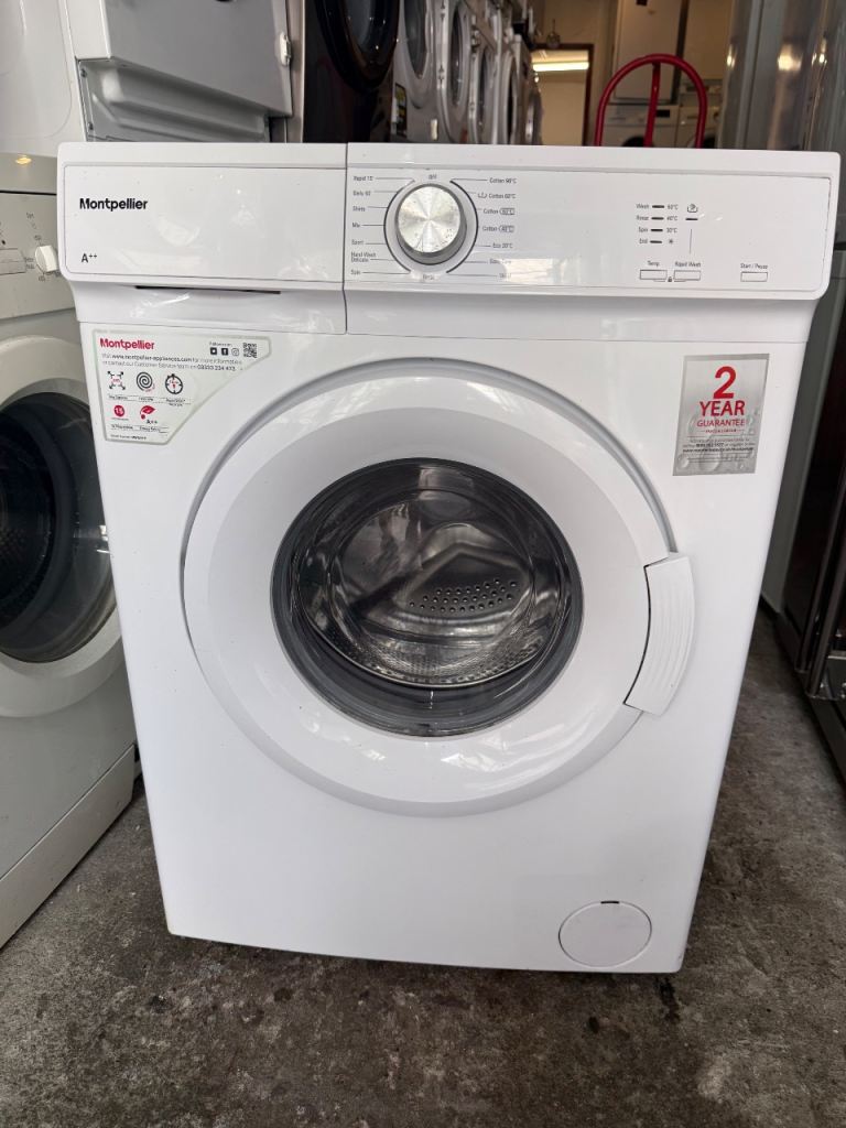 Montpellier 6kg 1200 Rpm White Colour Freestanding Washing Machine With Free Delivery 🚚 