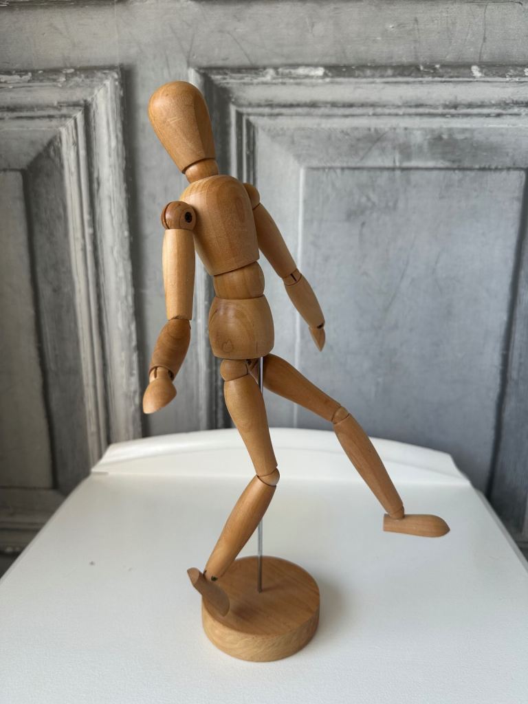 Artist wooden poseable mannequin (collect near junction 35 off M1)